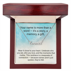 Your name is more than a word — it's a story, a memory, a gift.
