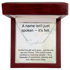 A Name isn't just spoken - It's felt.